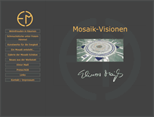 Tablet Screenshot of mosaik-visionen.de